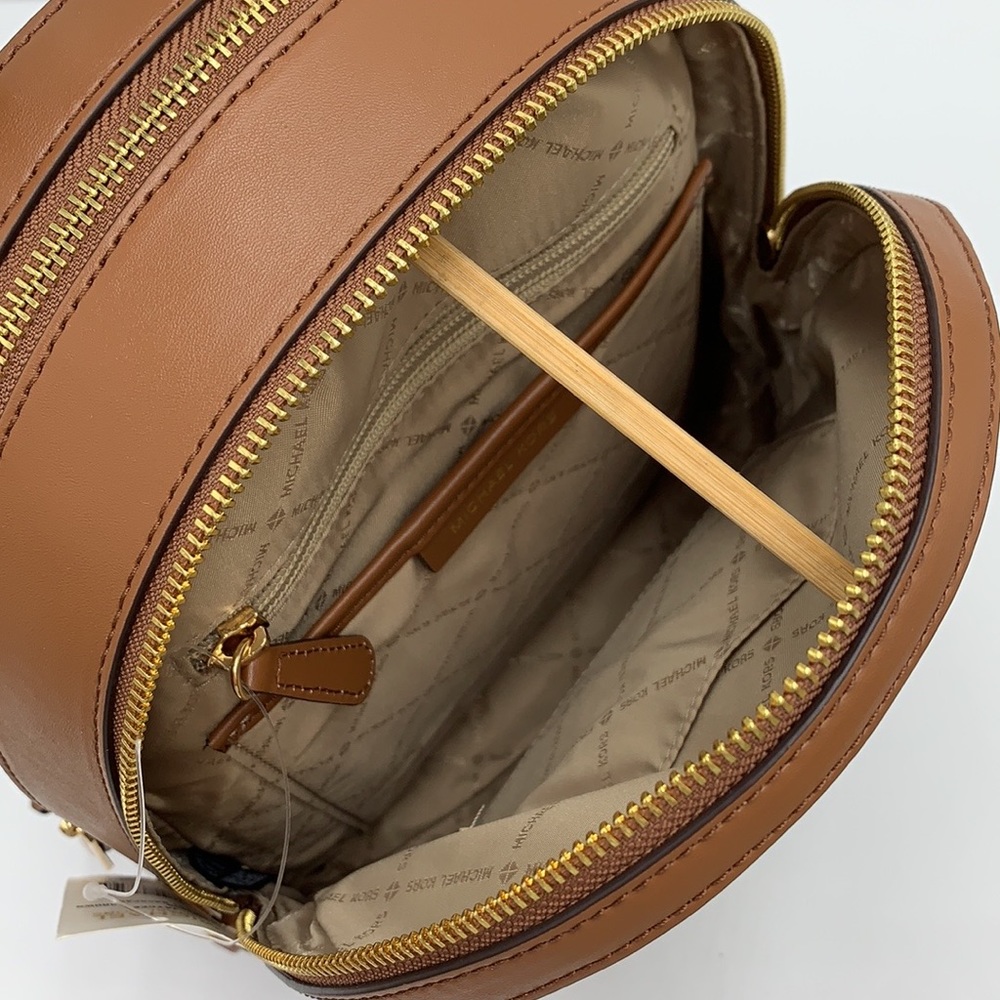 MICHAEL KORS JAYCEE MEDIUM BACKPACK BROWN SIGNATURE COLOR NWT - Picture 10 of 16